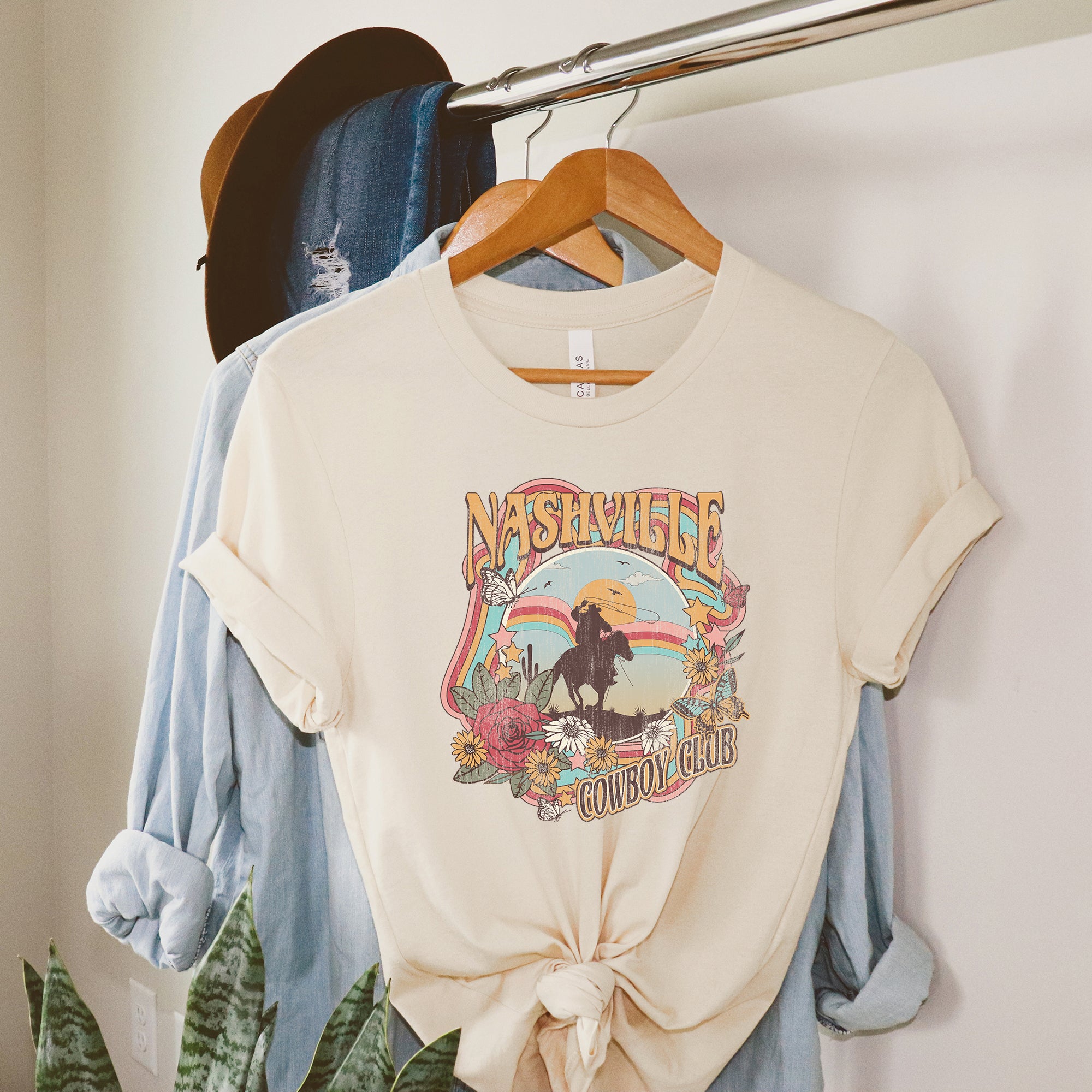 Nashville Cowboy Club | Short Sleeve Graphic Tee