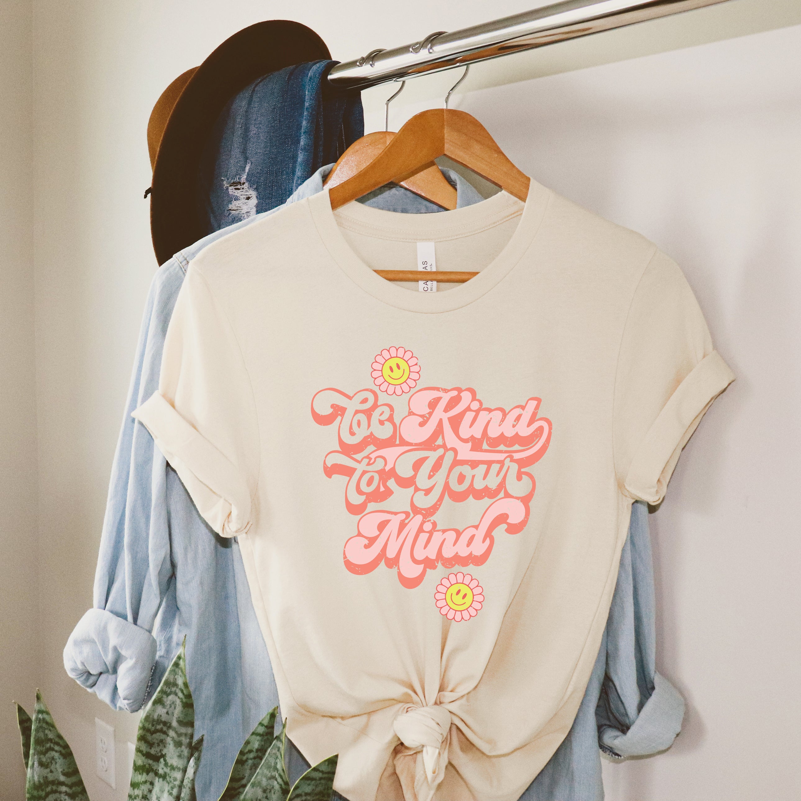Be Kind To Your Mind Retro | Short Sleeve Graphic Tee