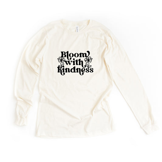 Bloom With Kindness | Long Sleeve Graphic Tee