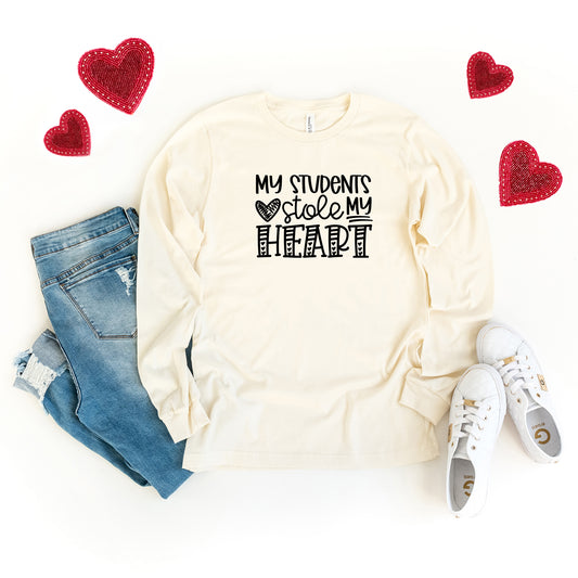 My Students Stole My Heart | Long Sleeve Graphic Tee