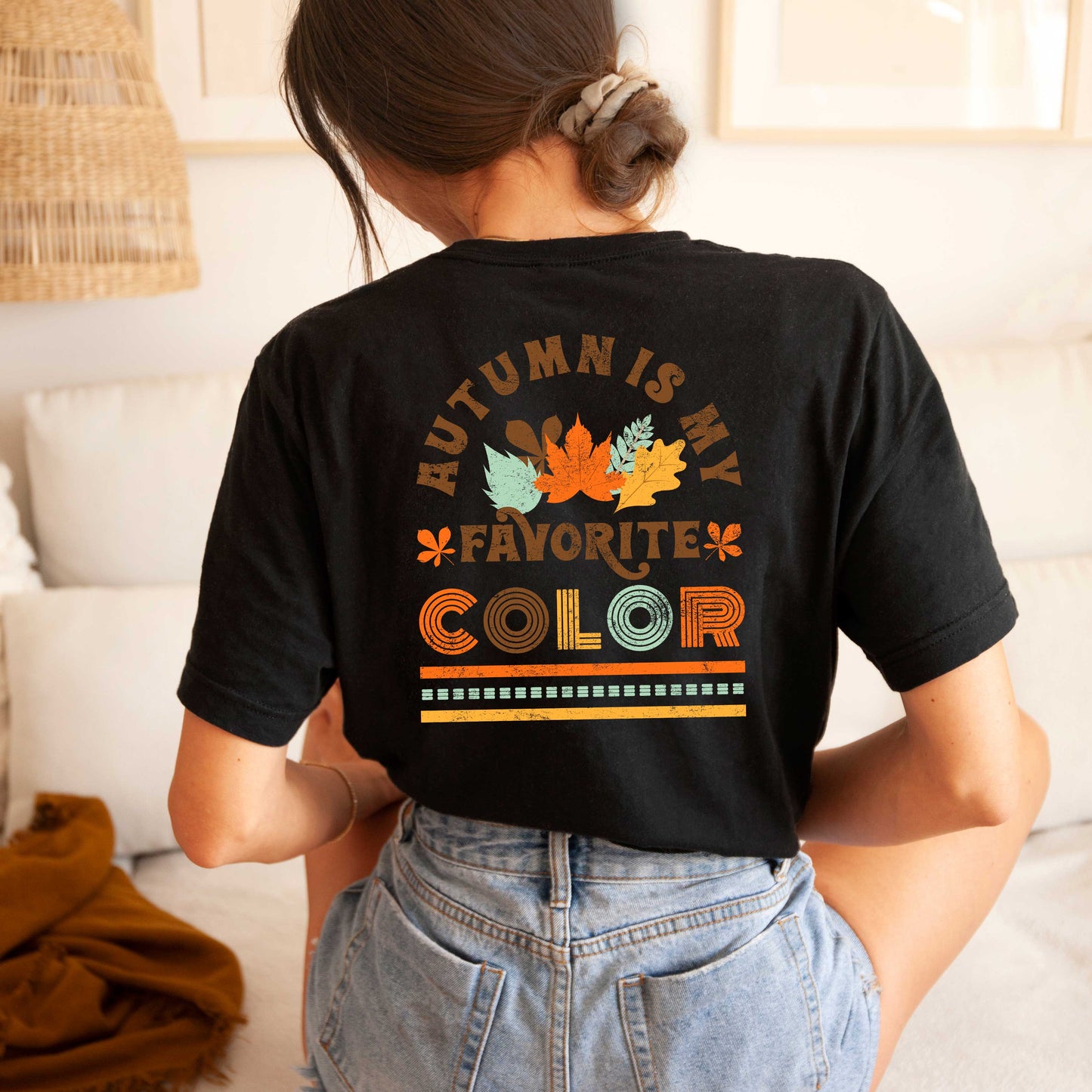 Autumn Is My Favorite Color | Front & Back Short Sleeve Graphic Tee