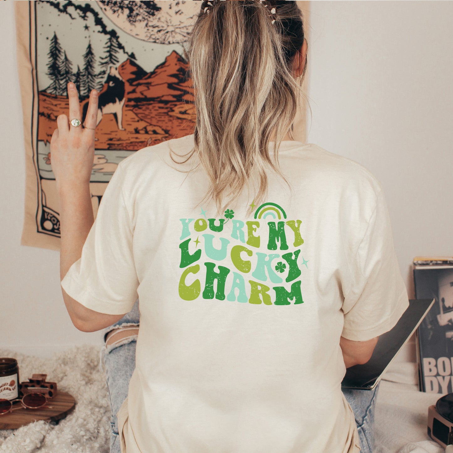 You're My Lucky Charm | Front & Back Short Sleeve Graphic Tee