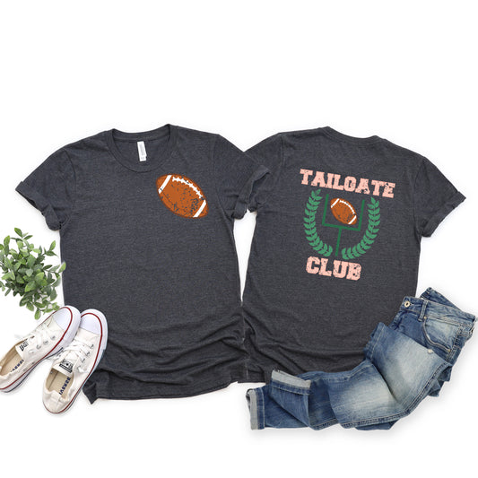 Tailgate Club Colorful | Front & Back Short Sleeve Graphic Tee