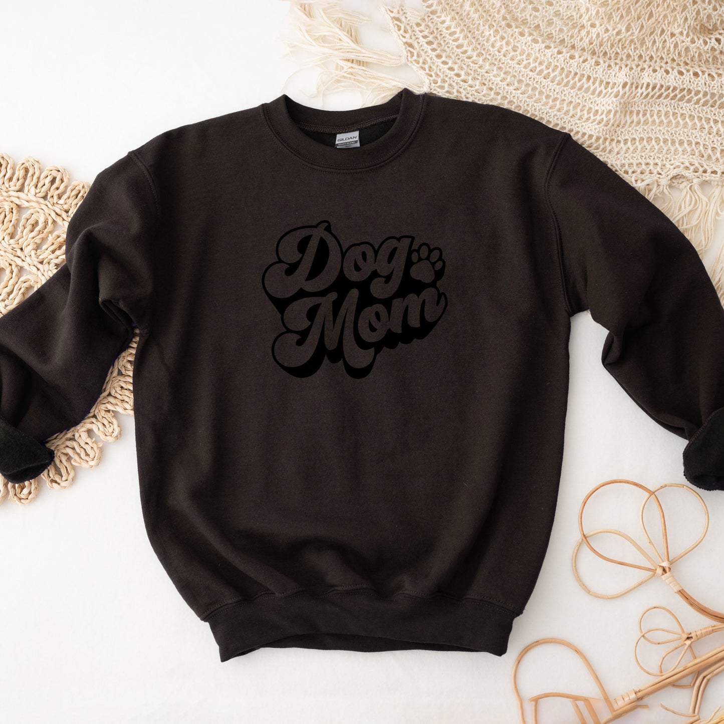 Dog Mom Bold | Plus Size Sweatshirt