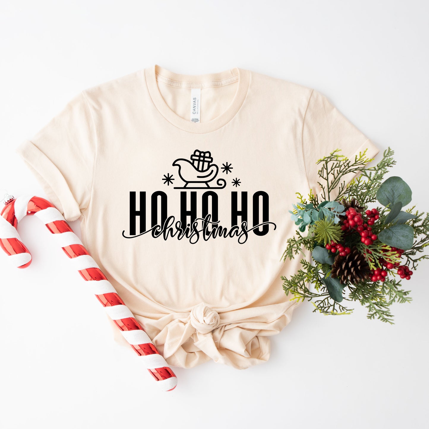 Sleigh Ho Ho Ho | Short Sleeve Graphic Tee
