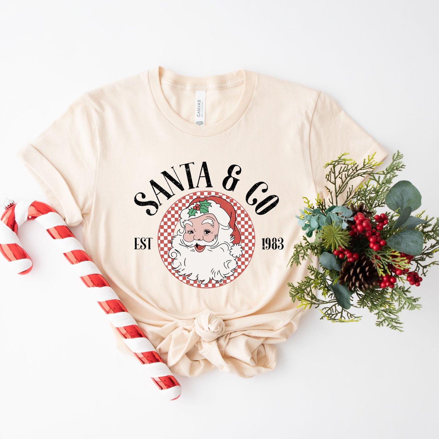 Santa and Co| Short Sleeve Crewneck