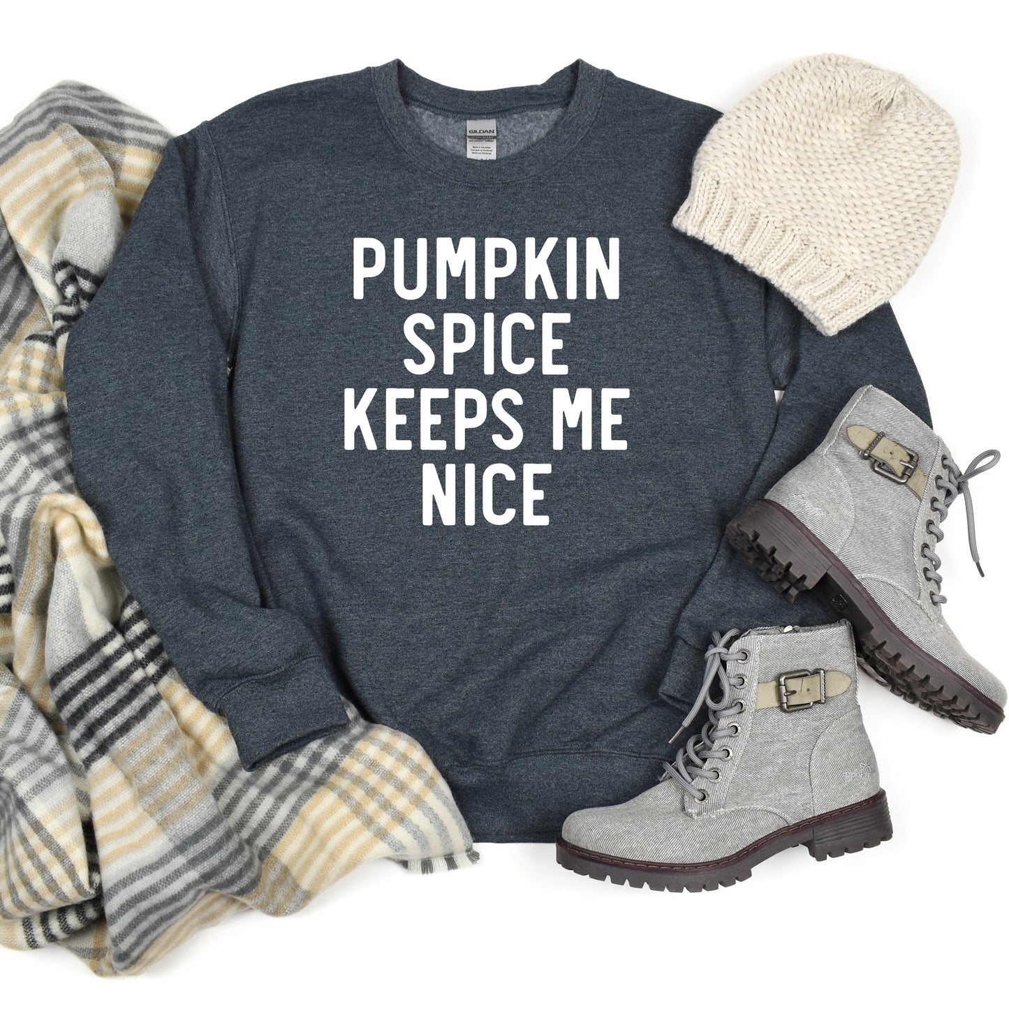 Pumpkin Spice Keeps Me Nice | Sweatshirt