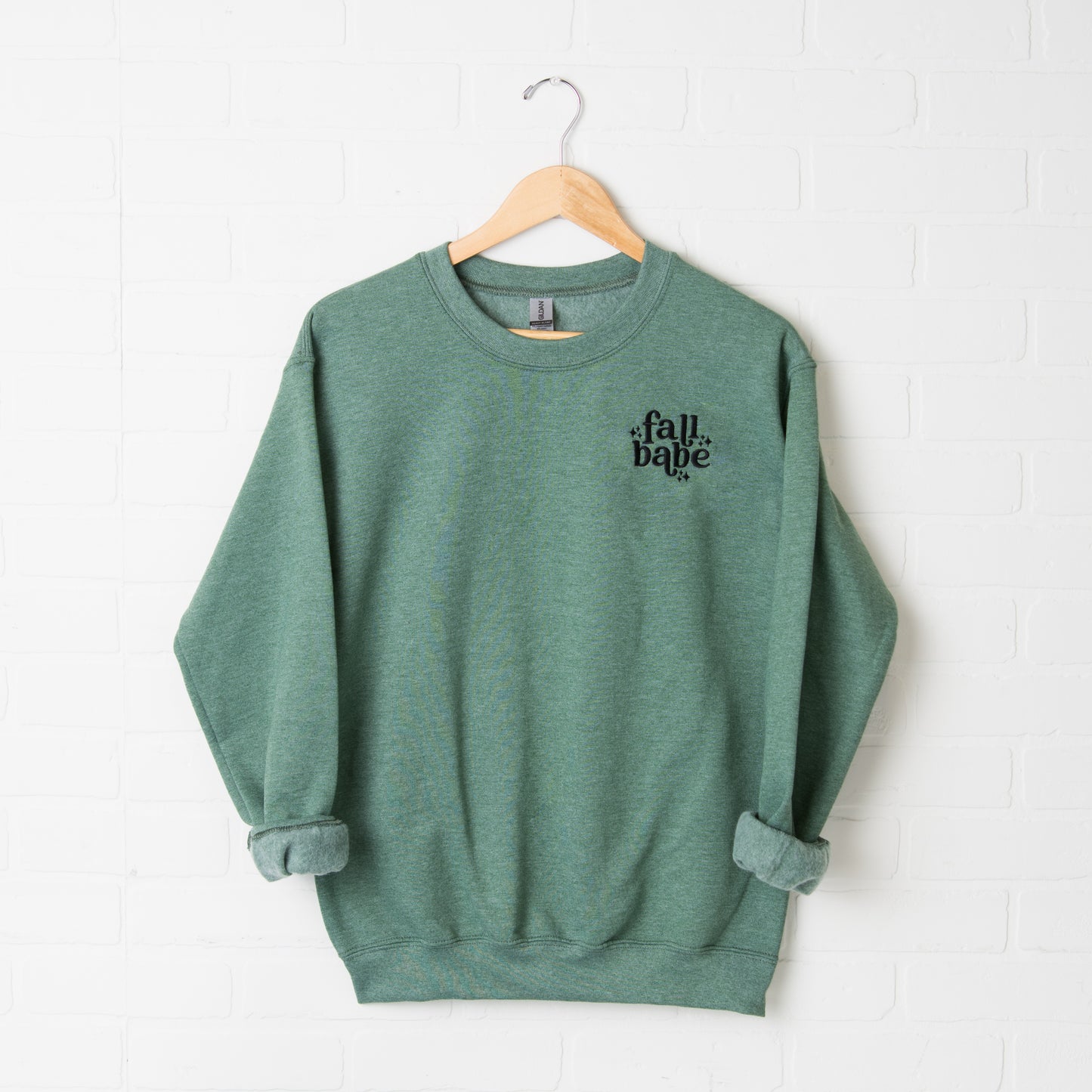 Fall Babe Stars | Embroidered Sweatshirt