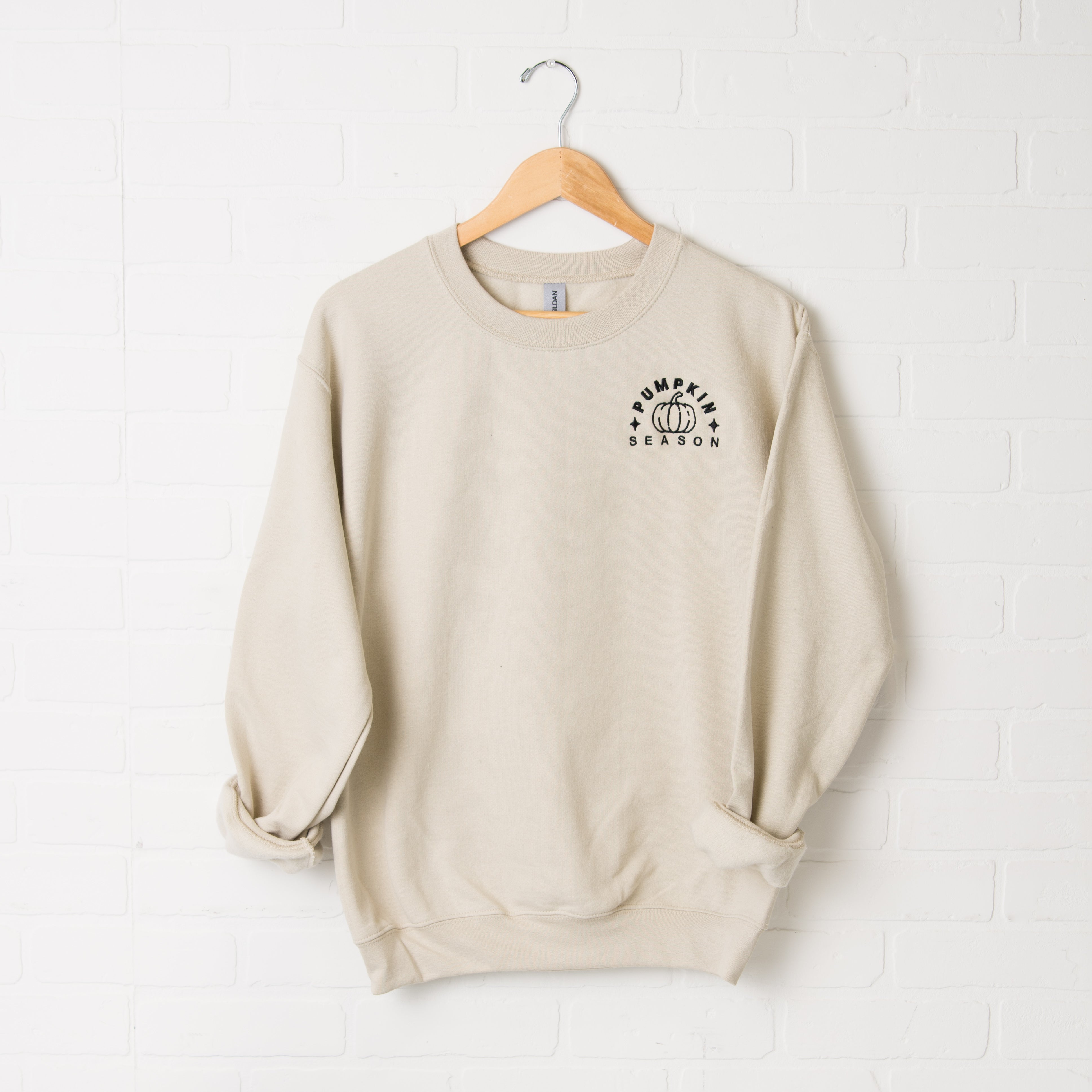 Pumpkin Season Pumpkin | Embroidered Sweatshirt