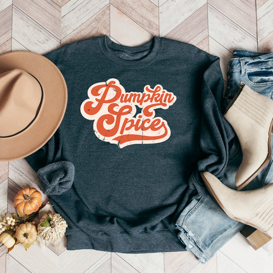 Retro Pumpkin Spice Words | Sweatshirt