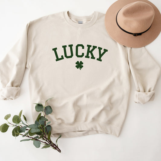 Lucky Varsity Clover | Sweatshirt