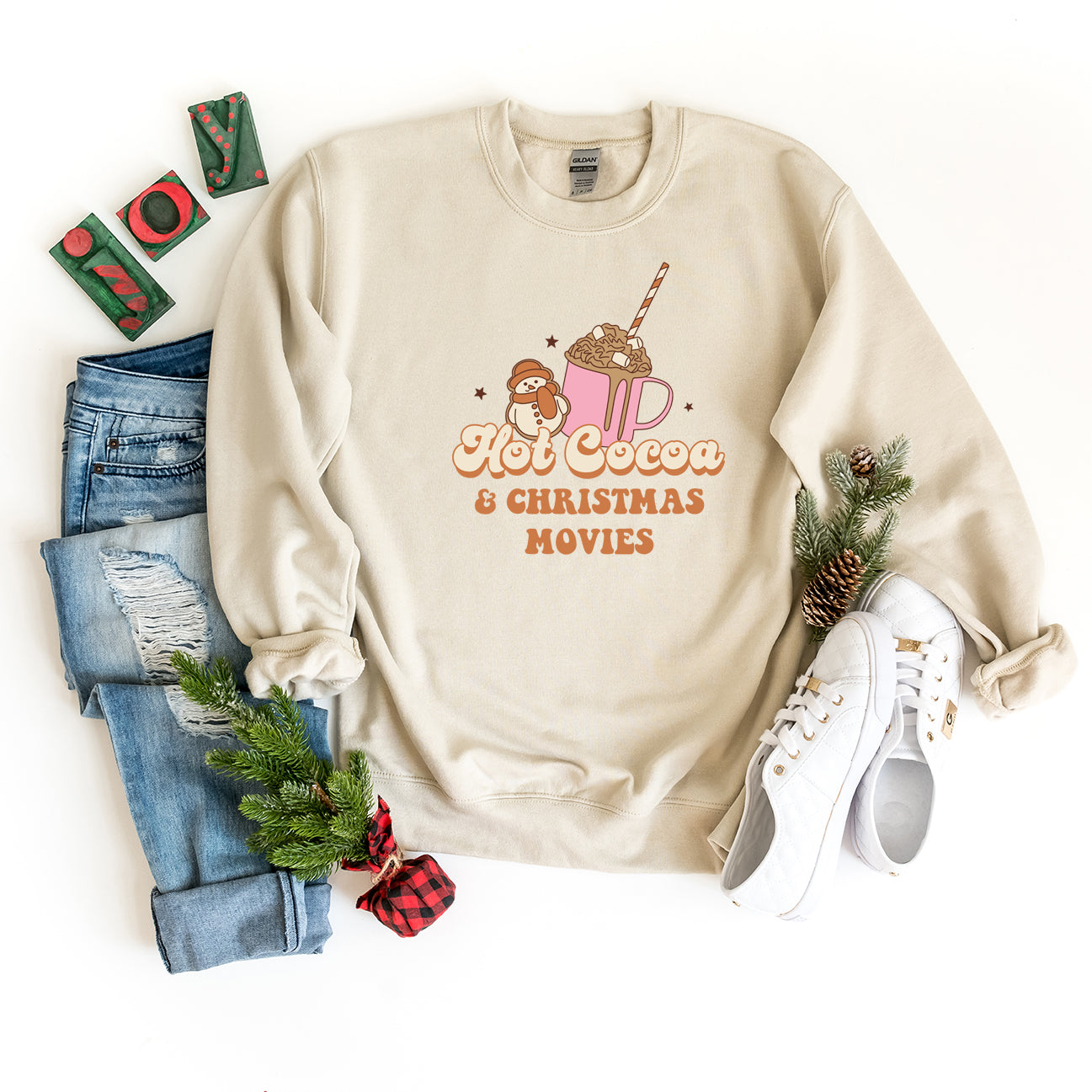 Hot Coco And Christmas Movies | Sweatshirt