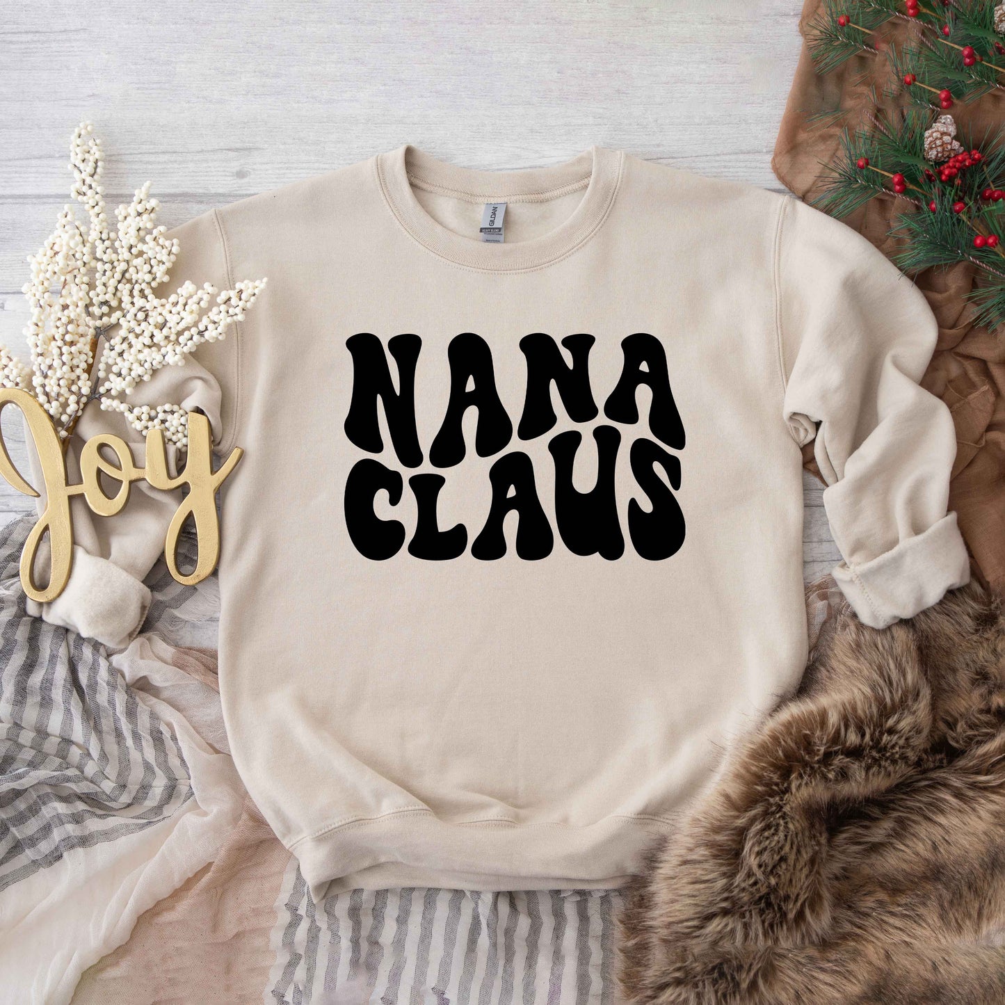 Nana Claus Wavy | Sweatshirt