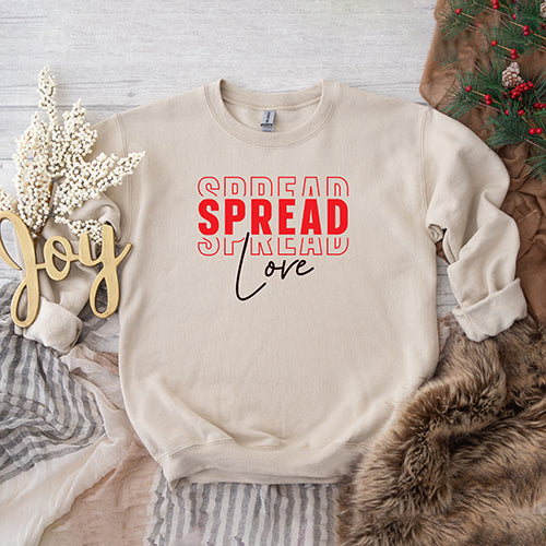 Spread Love Stacked | Sweatshirt