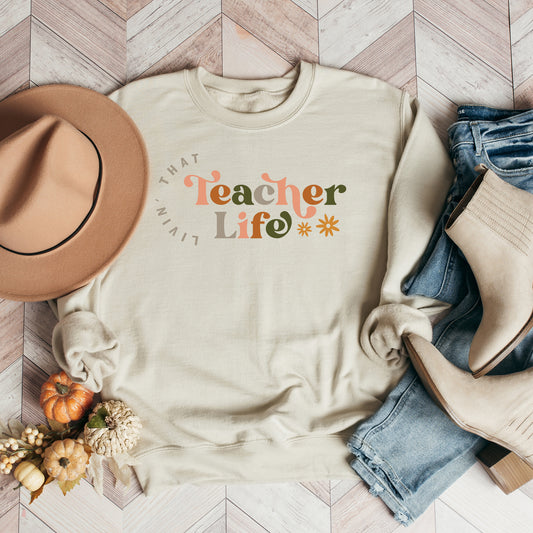 Teacher Life Colorful | Sweatshirt