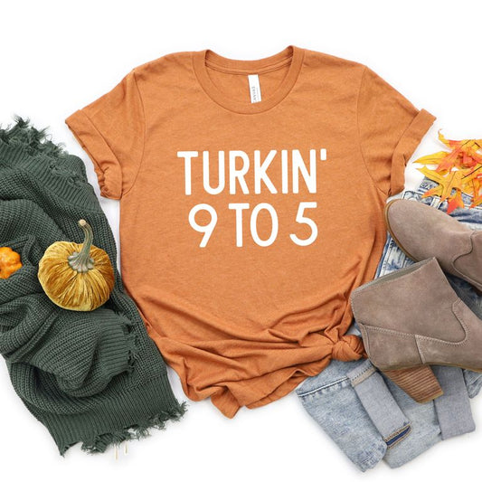 Turkin 9 to 5 | Short Sleeve Graphic Tee