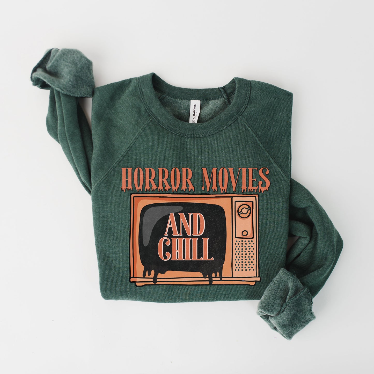 Horror Movies and Chill TV | Bella Canvas Premium Sweatshirt