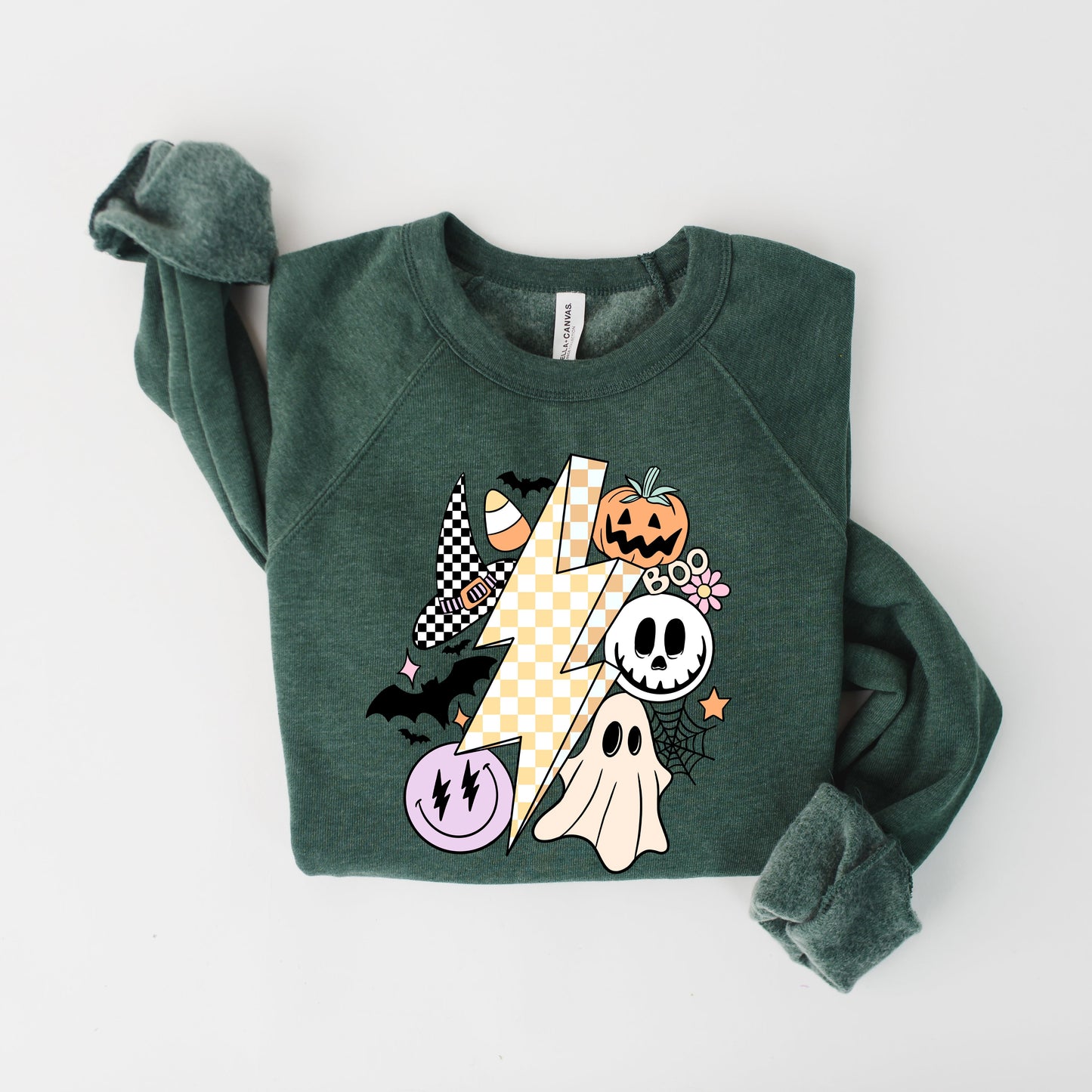 Lightning Bolt Halloween | Bella Canvas Premium Sweatshirt