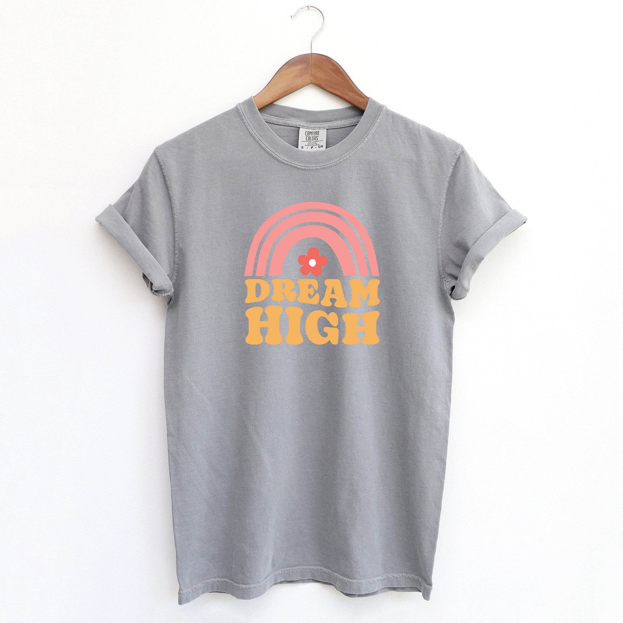 Dream High Rainbow | Garment Dyed Short Sleeve Tee