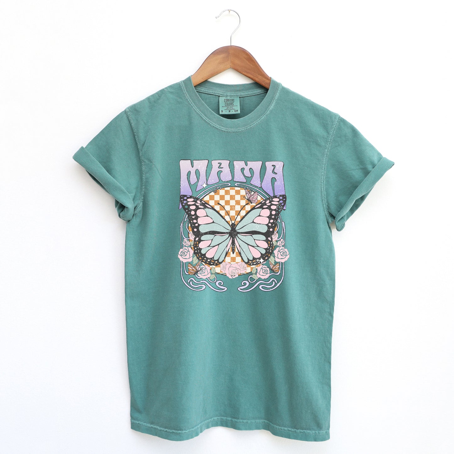 Mama Butterfly | Garment Dyed Short Sleeve Tee