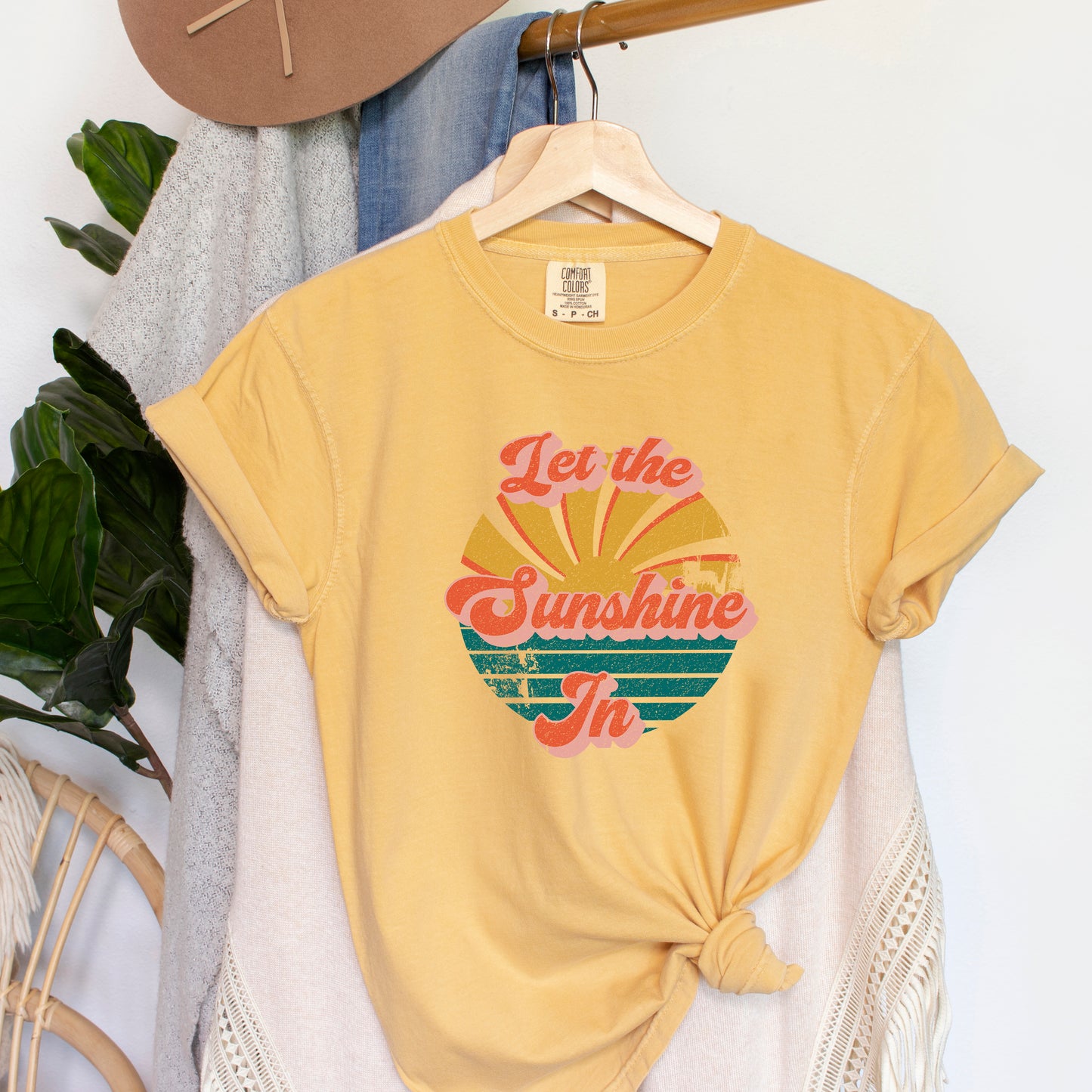 Let The Sunshine In | Garment Dyed Short Sleeve Tee
