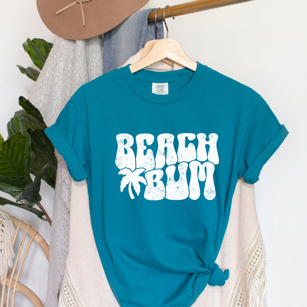 Beach Bum Palm Tree | Garment Dyed Short Sleeve Tee