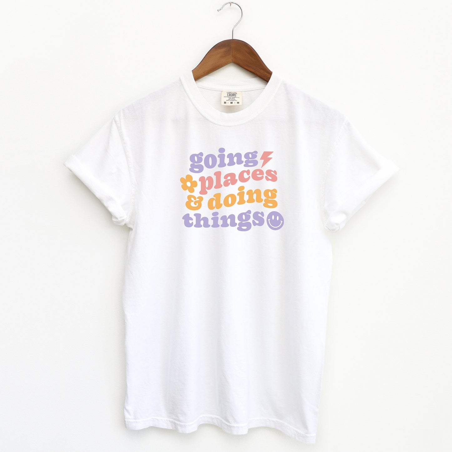Going Places And Doing Things | Garment Dyed Short Sleeve Tee