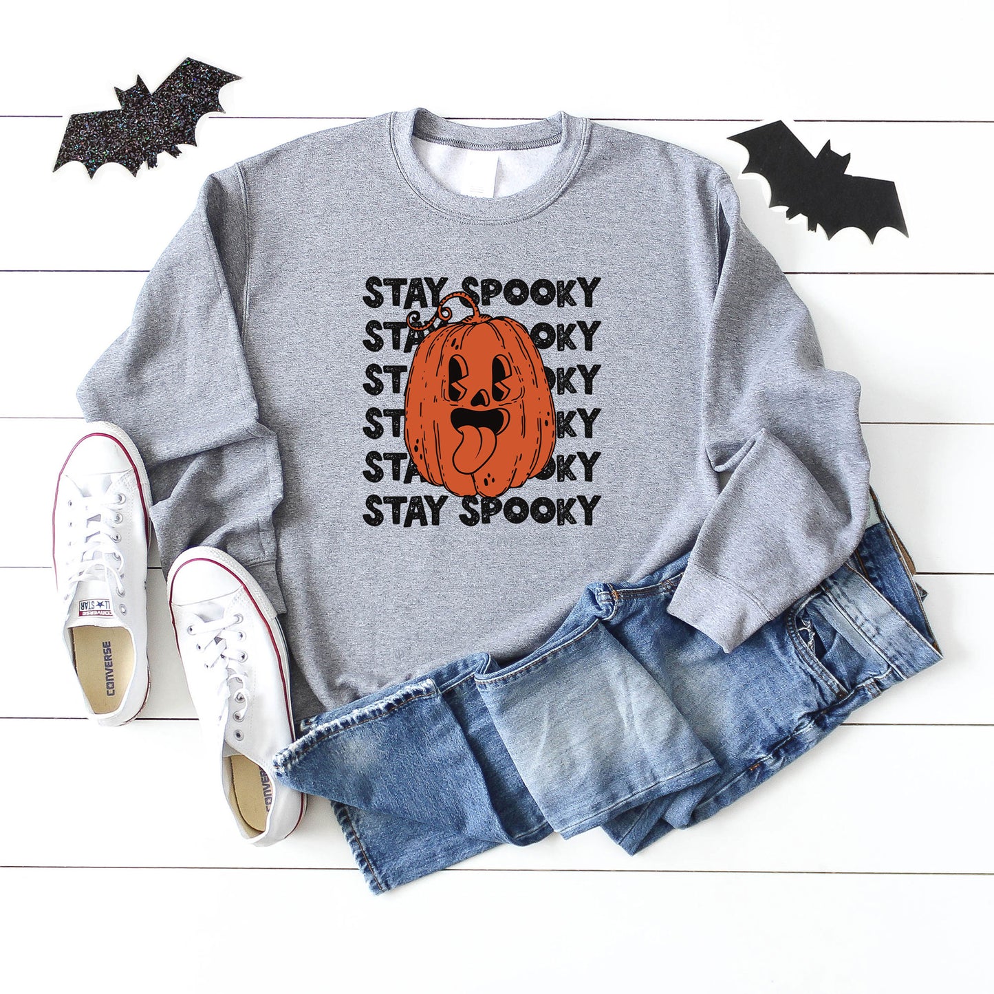 Stay Spooky Stacked Pumpkin | Sweatshirt