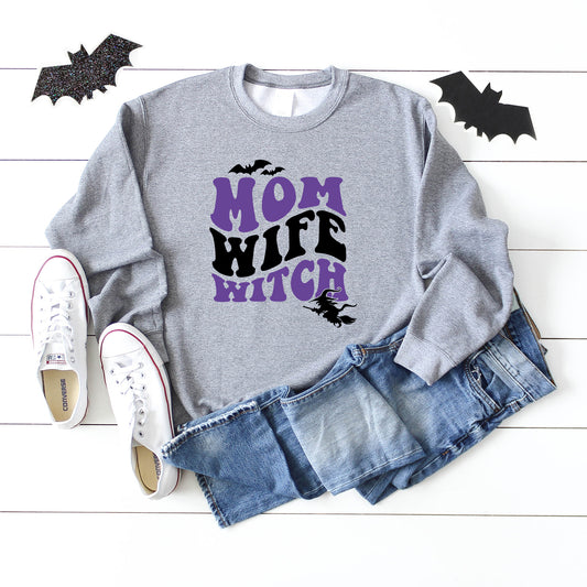 Mom Witch Wife Colorful | Sweatshirt