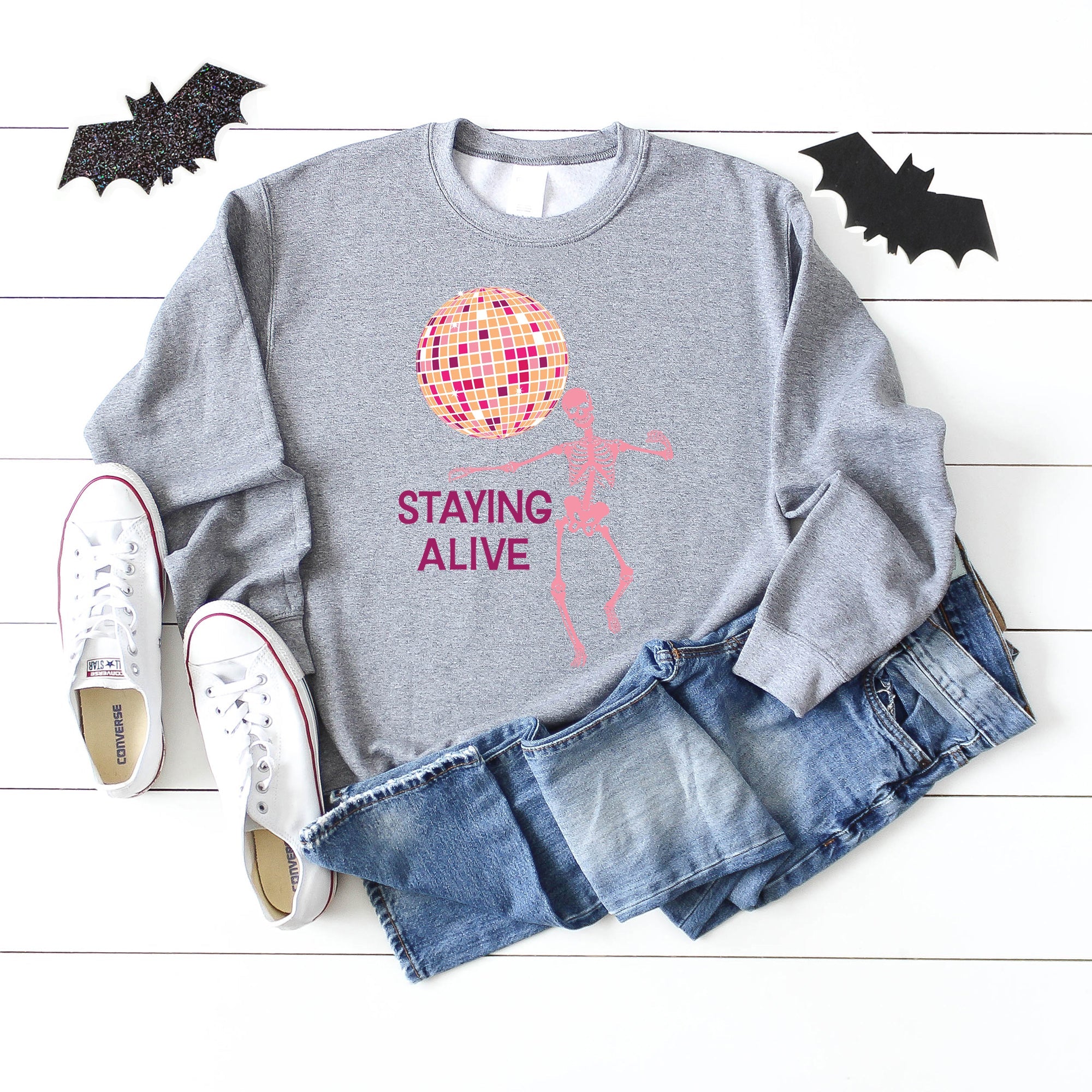 Staying Alive Disco Ball | Sweatshirt