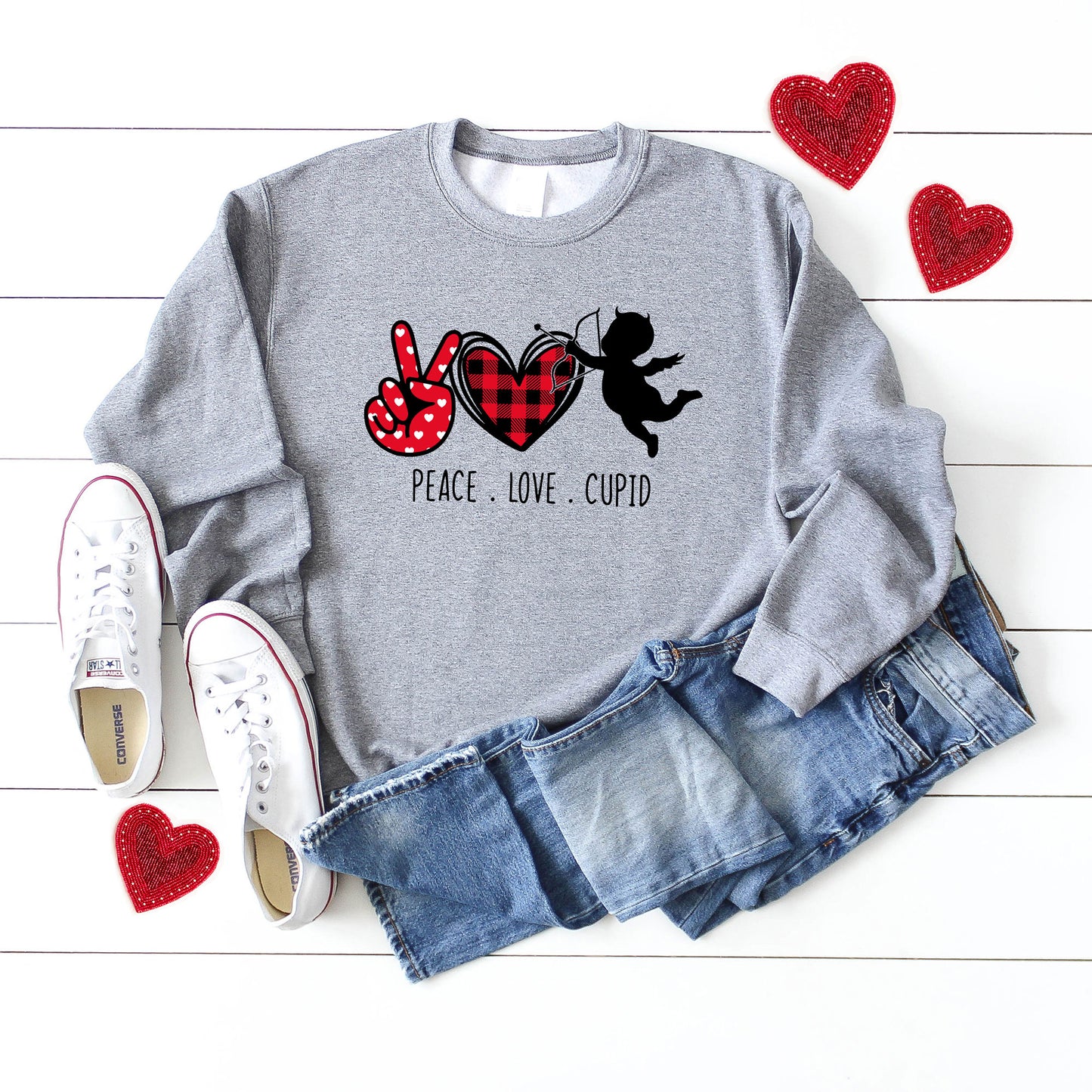 Peace Love Cupid | Sweatshirt