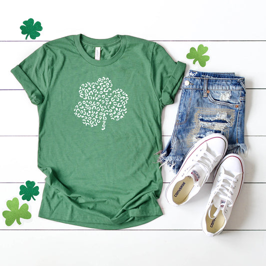 Leopard Shamrock | Short Sleeve Graphic Tee