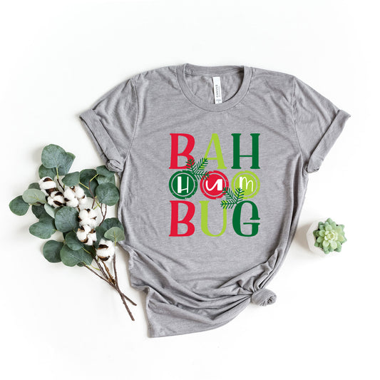 Bah Hum Bug Colorful | Short Sleeve Graphic Tee