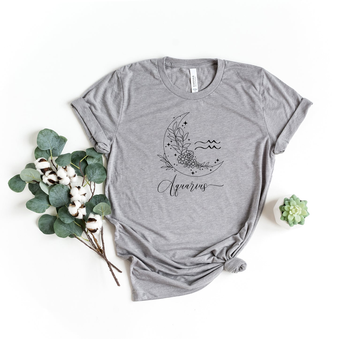 Aquarius Floral | Short Sleeve Graphic Tee