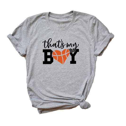 That's My Boy Basketball | Short Sleeve Graphic Tee
