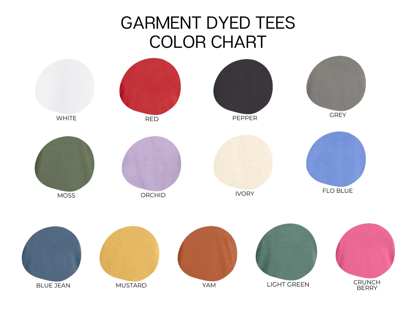 Feel Your Feelings Rainbow Smileys | Garment Dyed Short Sleeve Tee