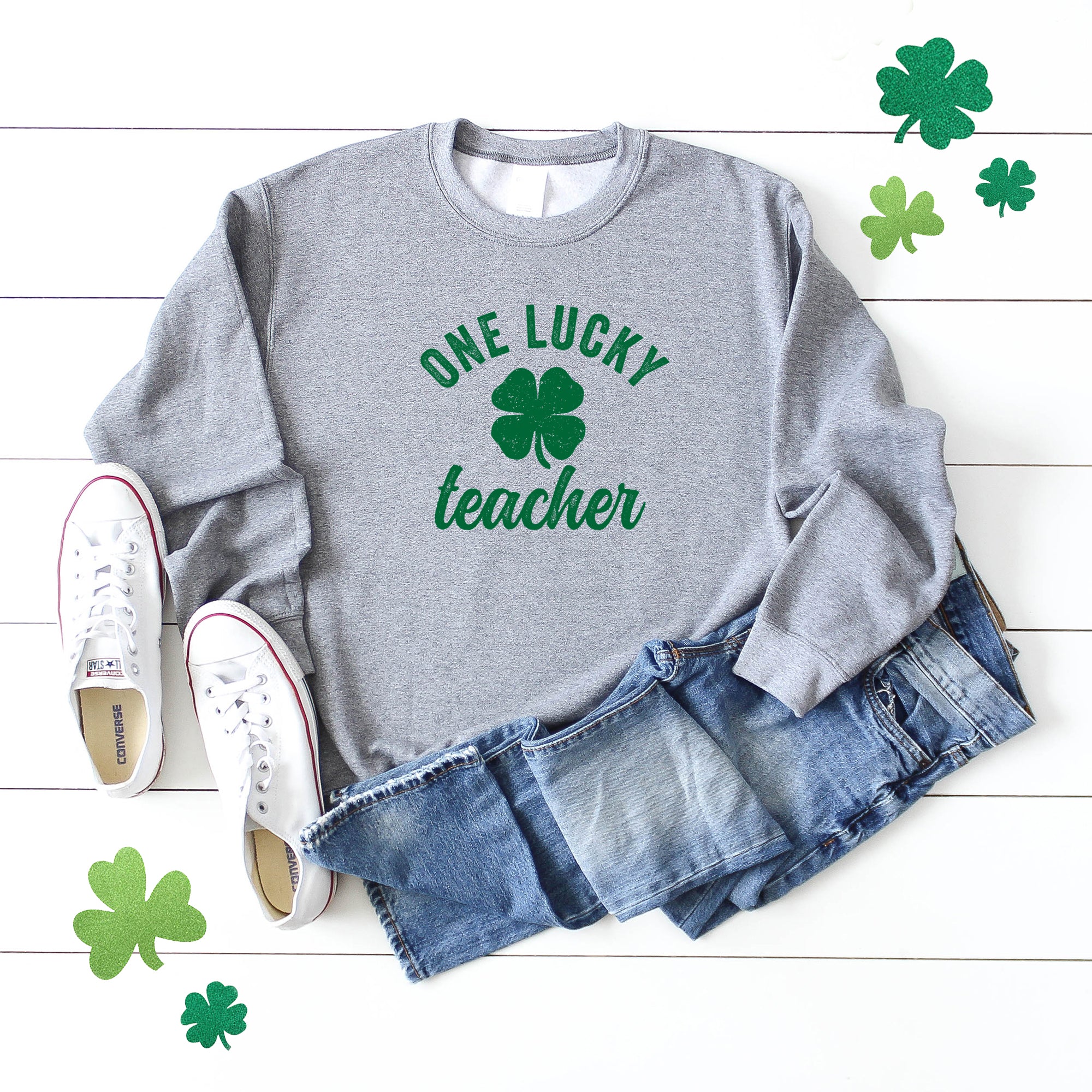 One Lucky Teacher | Sweatshirt