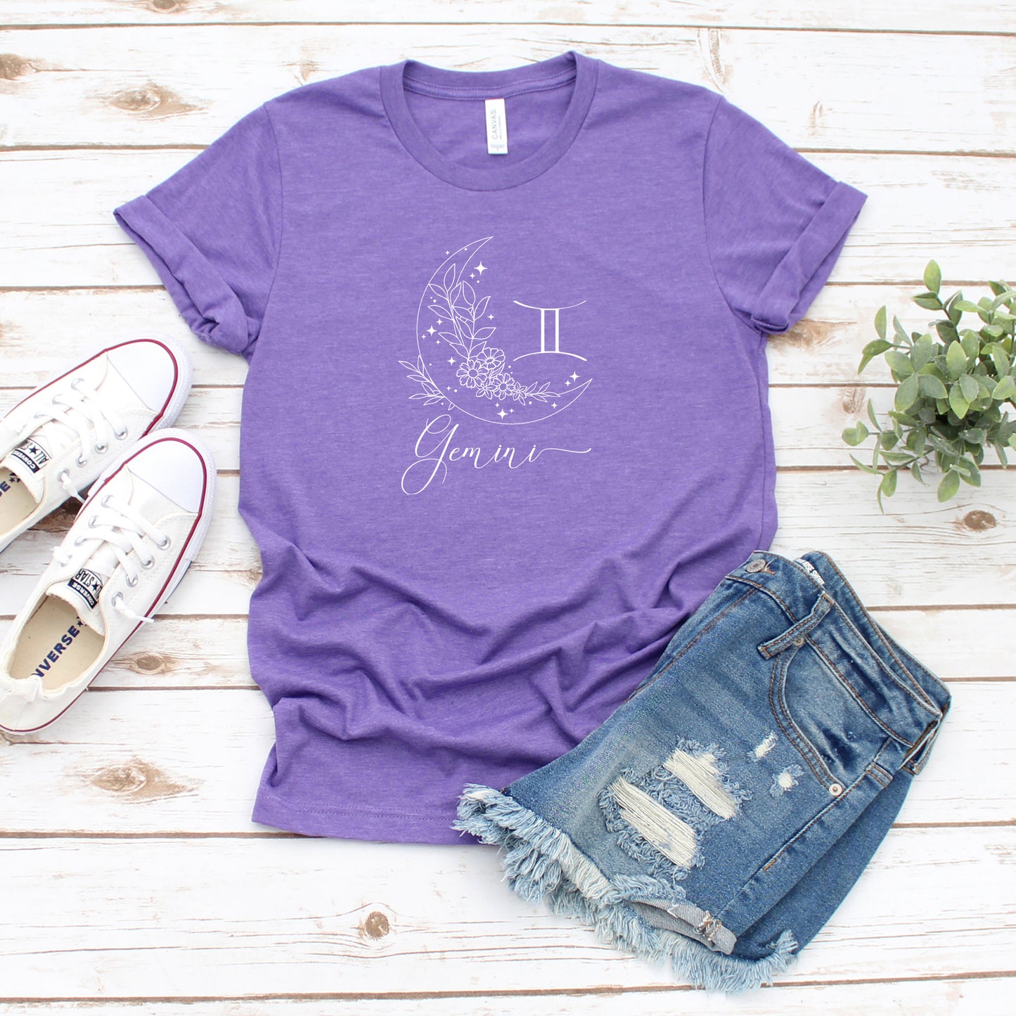 Gemini Floral | Short Sleeve Graphic Tee