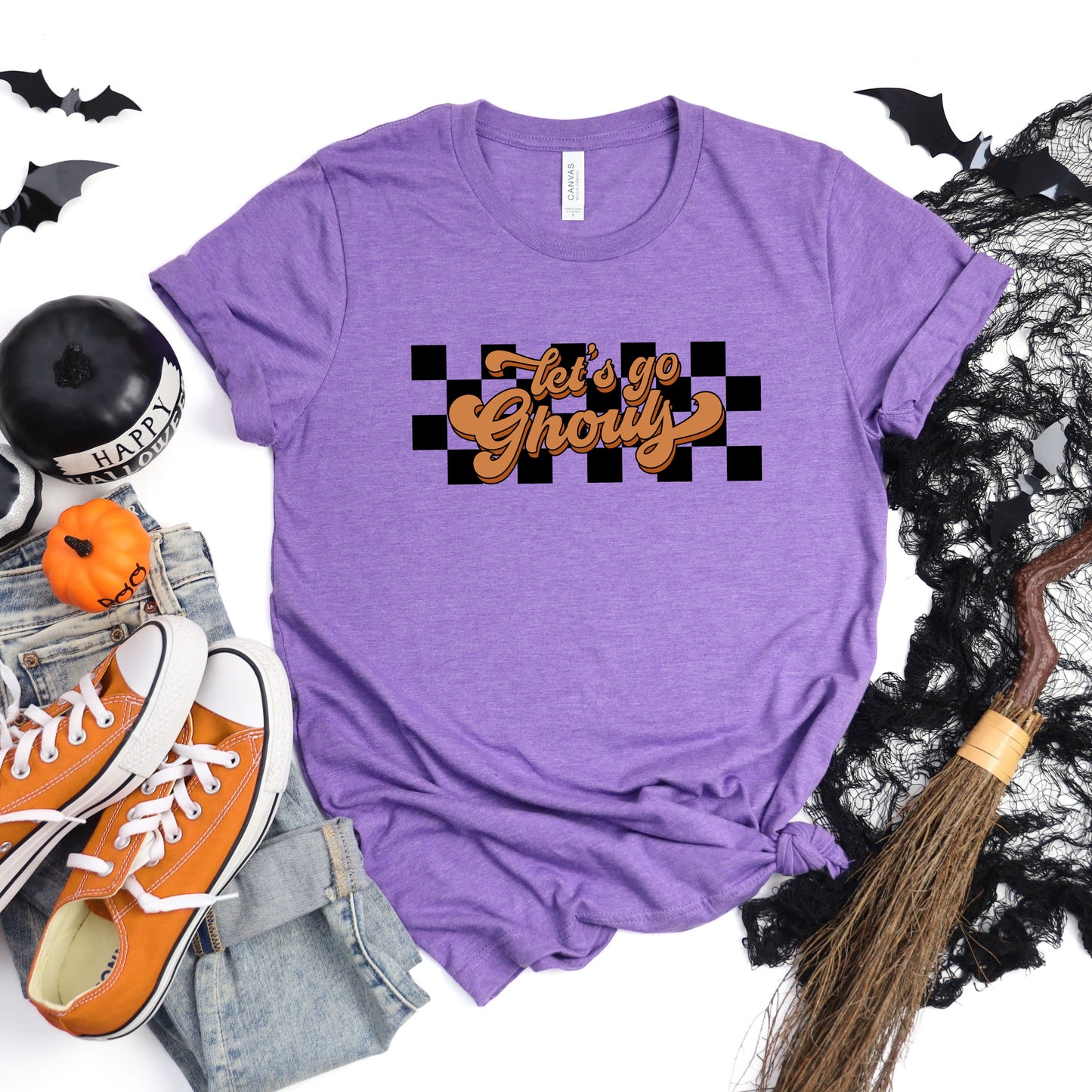 Let's Go Ghouls Checkered | Short Sleeve Graphic Tee