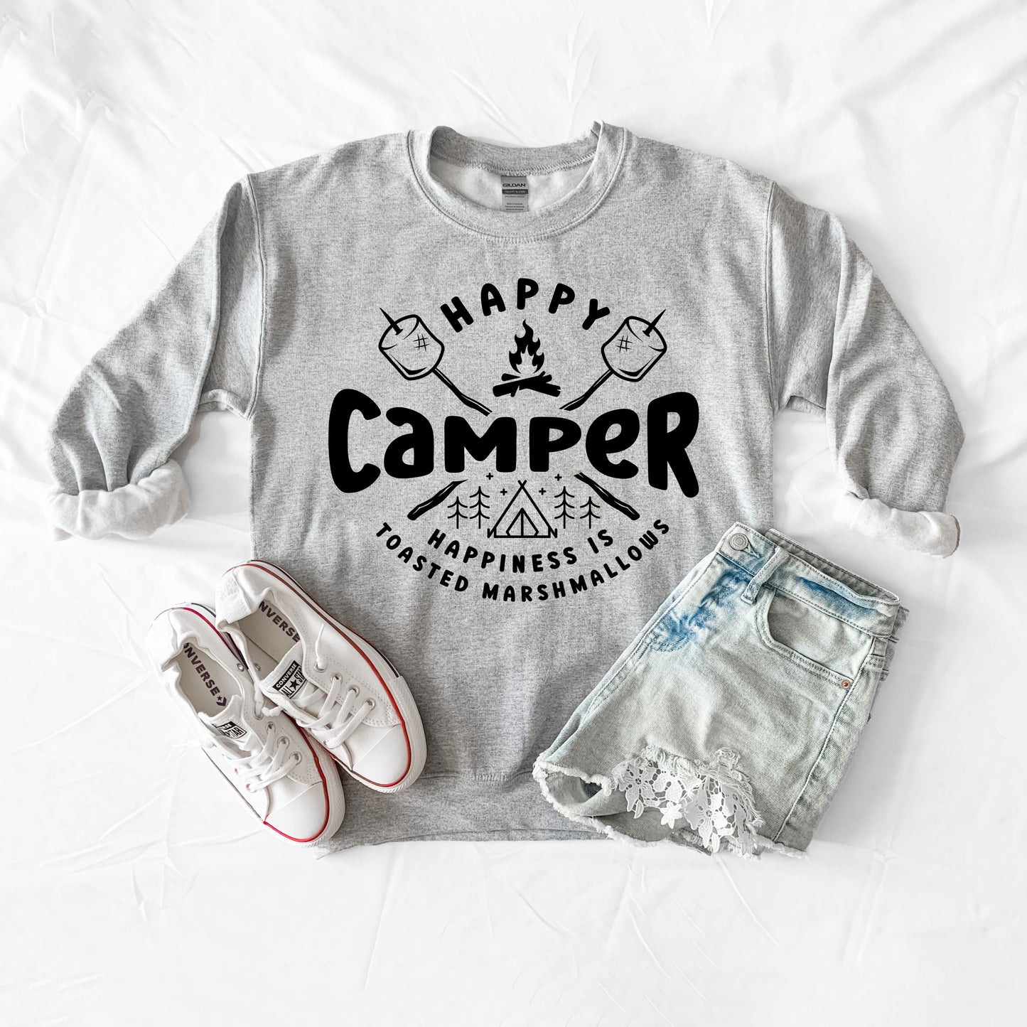 Happy Camper Toasted Marshmallows | Sweatshirt