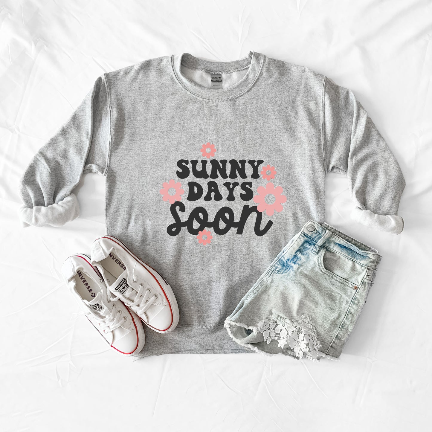 Sunny Days Soon Flowers | Sweatshirt