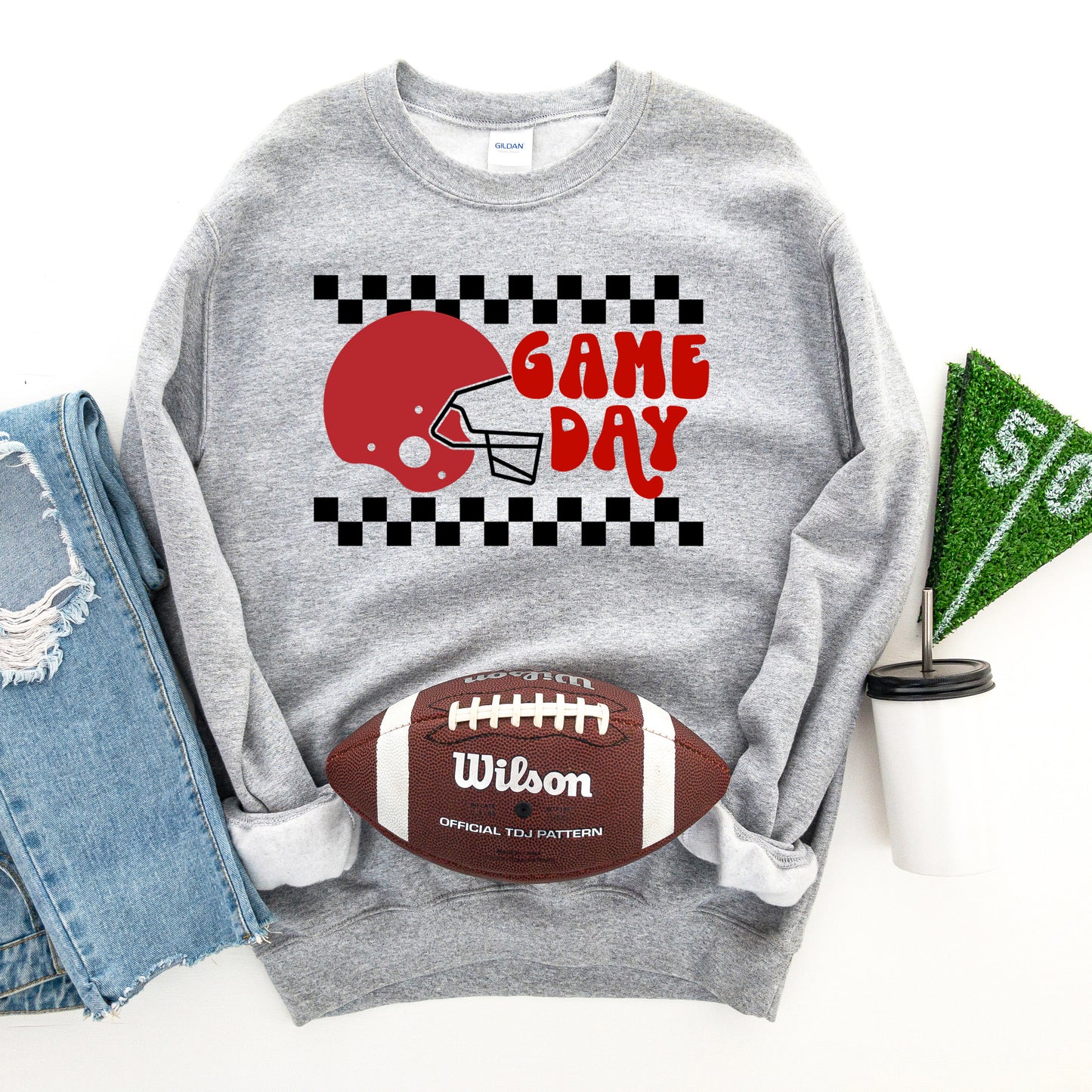 Checkered Game Day | Sweatshirt