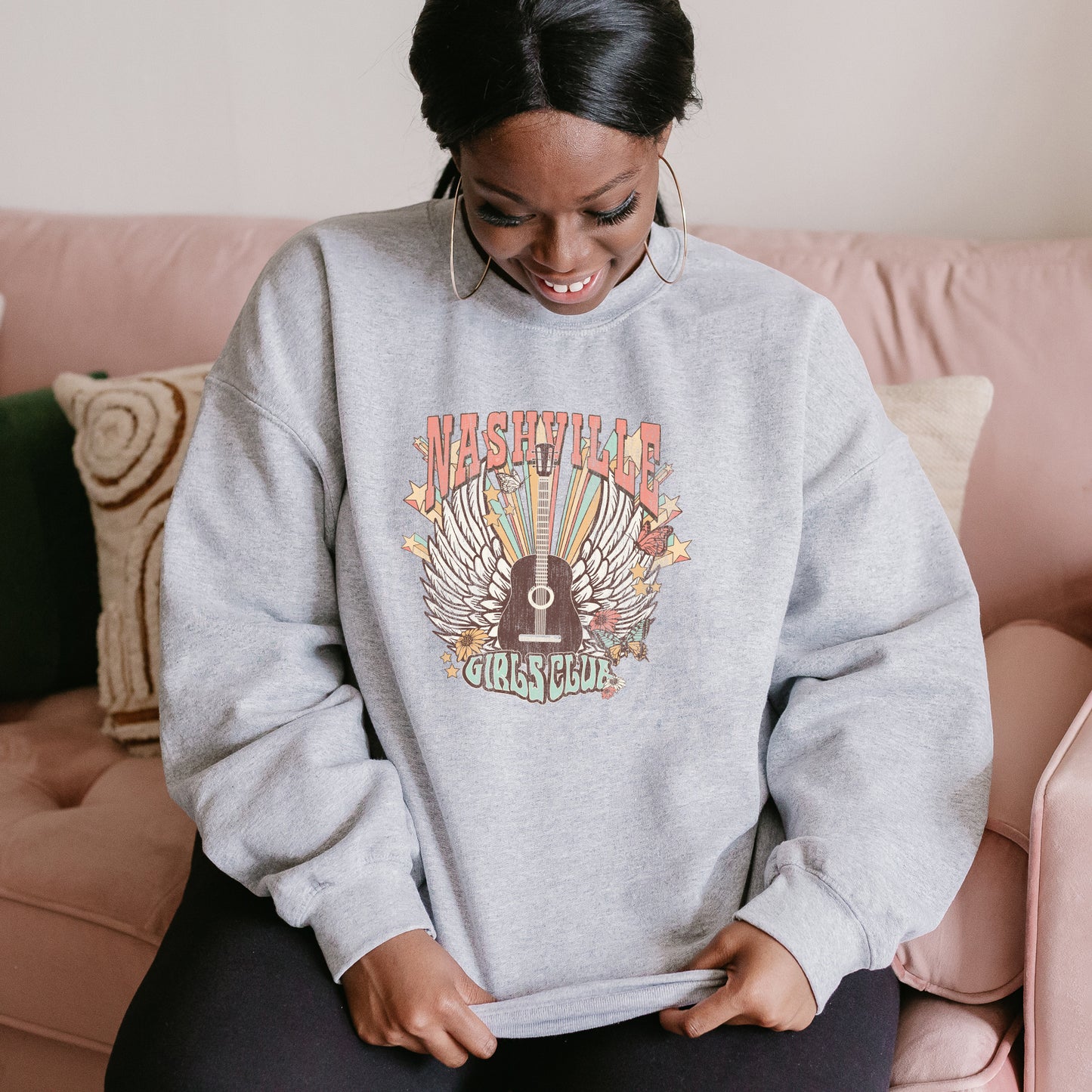 Nashville Girls Club | Plus Size Sweatshirt