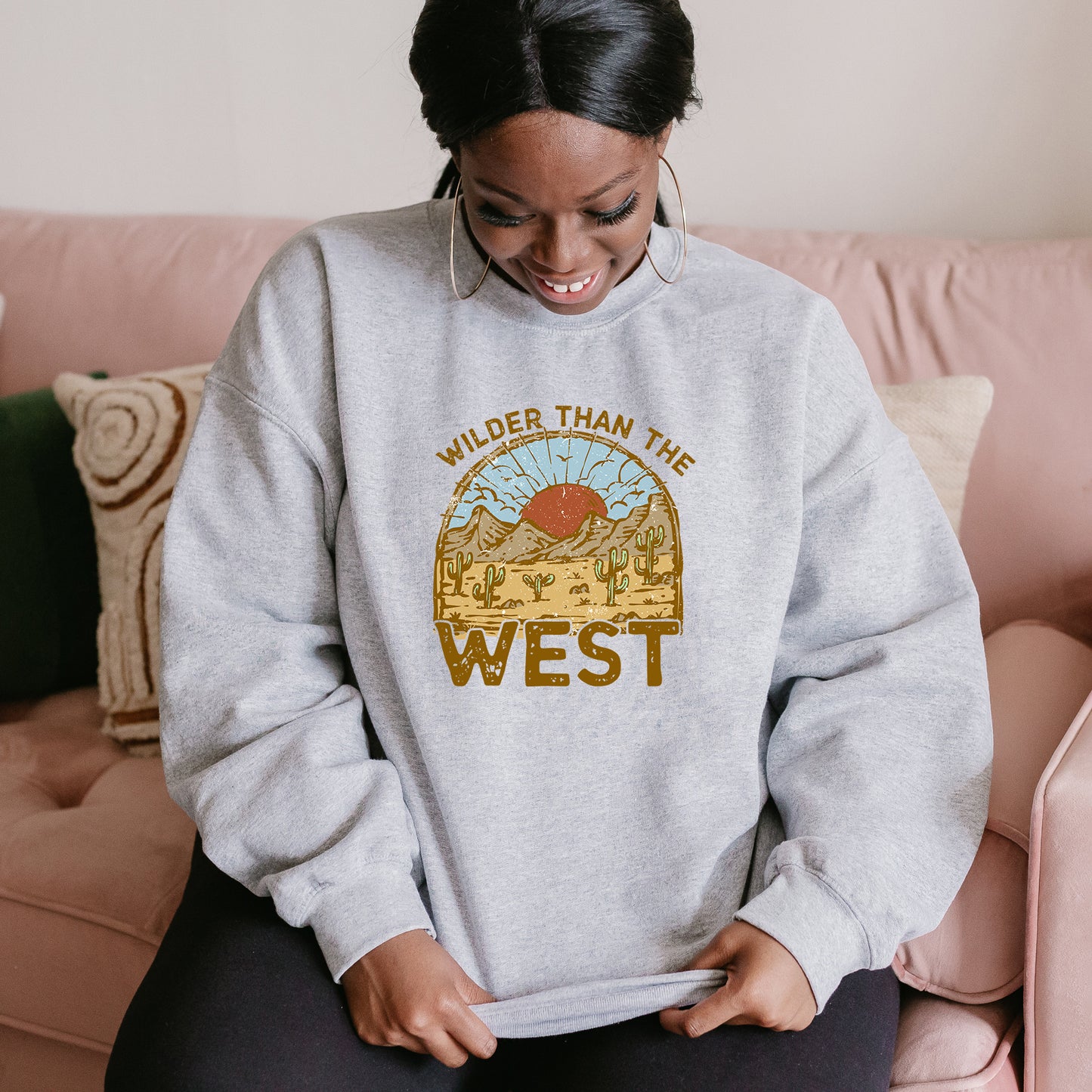 Wilder Than The West | Plus Size Sweatshirt