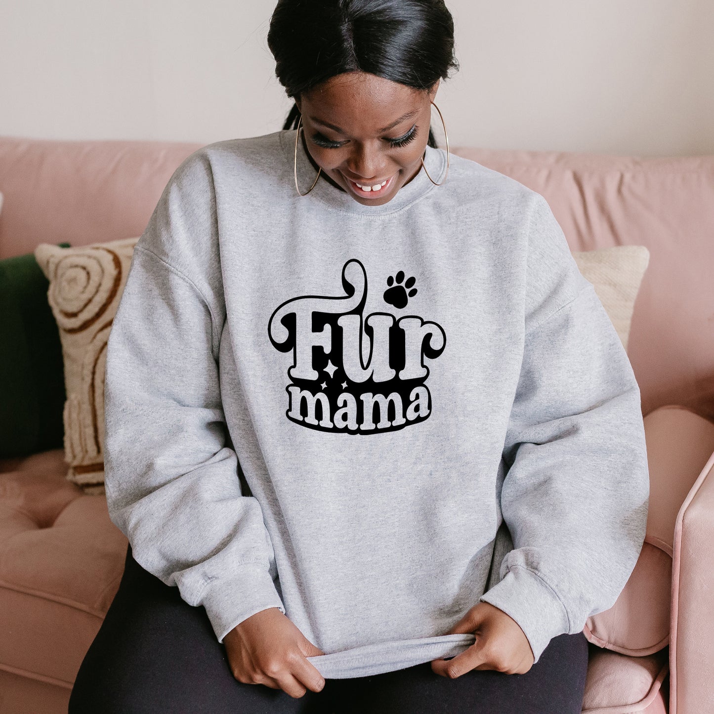Fur Mama Bold | Plus Size Sweatshirt
