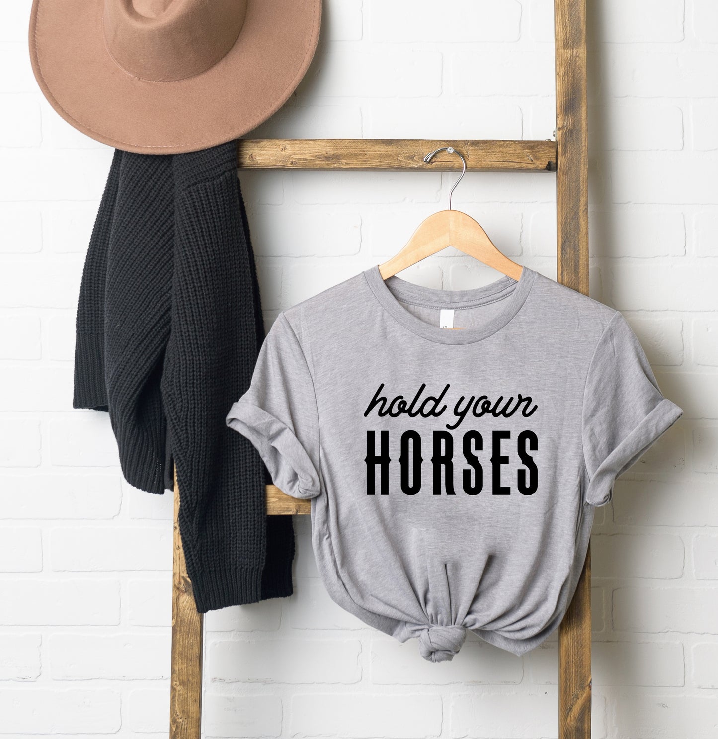 Hold Your Horses | Short Sleeve Graphic Tee