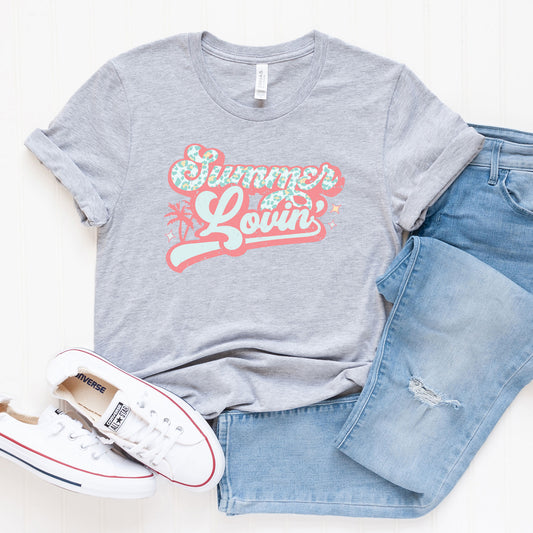 Summer Lovin' Leopard | Short Sleeve Graphic Tee