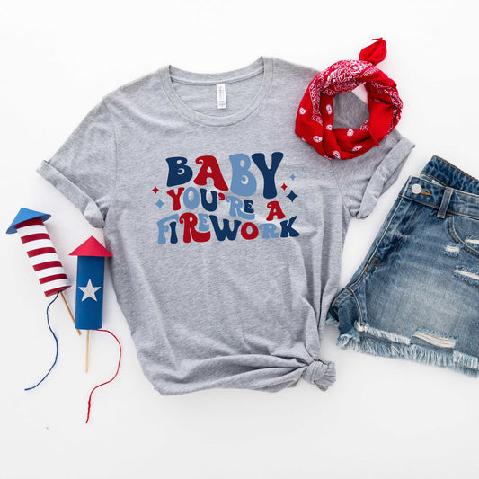 Baby You're A Firework Retro | Short Sleeve Graphic Tee