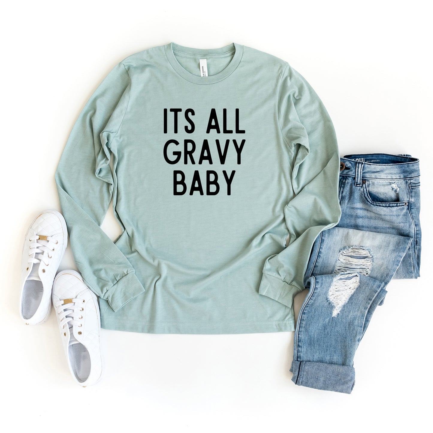 It's All Gravy Baby | Long Sleeve Graphic Tee