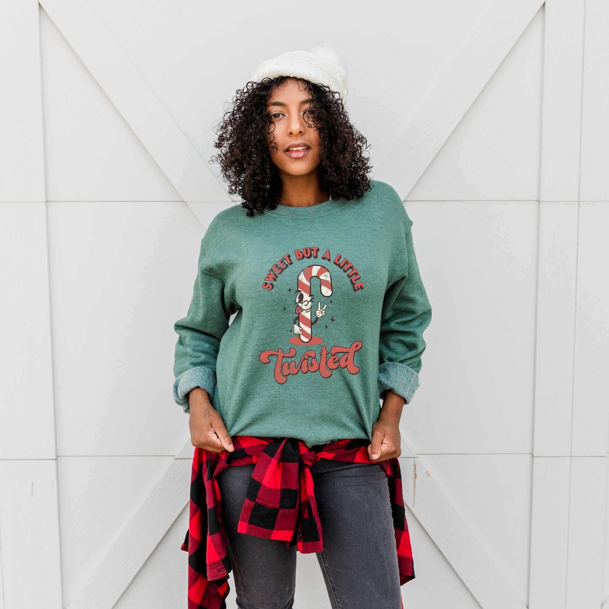 A Little Twisted Candy Cane | Sweatshirt